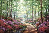 Unknown Artist - Woodland Walk painting